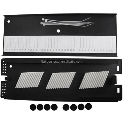 China Splice Organizer Assemblies for Fiber Optic 24 Fusion Single Splices Aluminum Fiber Splice Tray for Fiber Optic Splice for sale