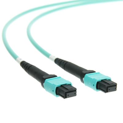 China MTP MPO Fiber Cable SM OM3 OM4 Elite Low Loss Customized Length Mpo mtp Cable for sale