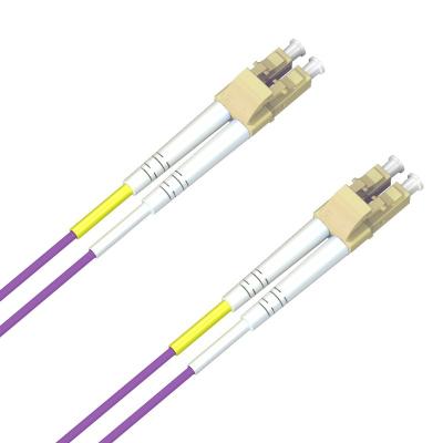 China Low MOQ LC-LC fiber optic customization communication network fiber optic duplex jumper yarn for sale