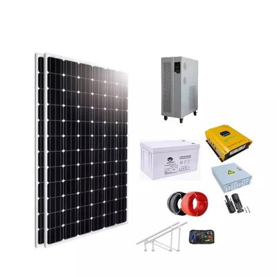 China Household home solar power station 100w 300w 500w 600w 14kw 15 kw offgrid hybrid more unique system solar home for sale