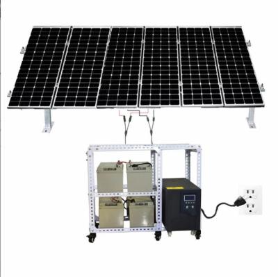 China Home Garden Solar Landscape Water Hydrology Station Base Complementary Solar Off - Grid Power Supply System Manufacturers for sale