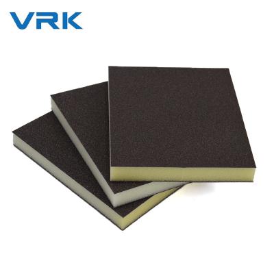 China Durable Economic Household Sponge Block Double Sided Sanding Abrasive Sponge for sale