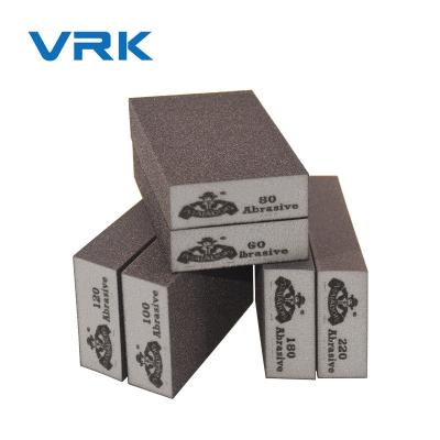 China High Efficiency Custom 120 Grit Sponge Sponge Abrasive Double Side Drywall Angled Sanding Blocks for sale