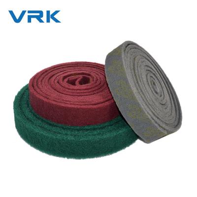 China Sustainable High Quality Industrial Scrub To Thicken Scouring Pad Rolls for sale