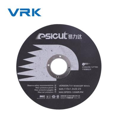 China Durable 4.5inch 115x1x22mm stainless steel metal cutting disc in 4.5