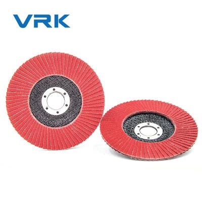 China polishing & Red Round Flap Wheel Flap Disc Ceramic Sanding Polishing Manufacturer for sale