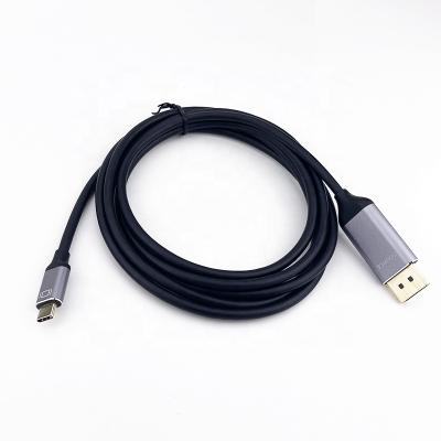 China New Products COMPUTER DP To USB C Type Cable 2M Aluminum 4K 60Hz DisplayPort DisplayPort for sale