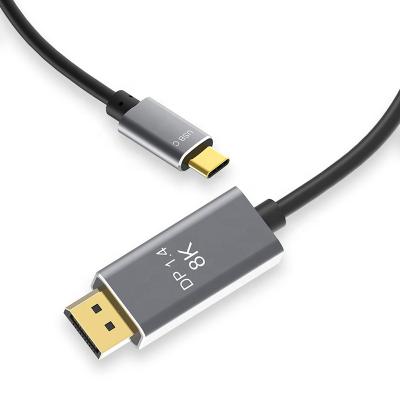 China Camera USB 3.1 Type C Phone to DP Cable Connect to TV 8K 4K DP1.2 Type C to Male DP Cable for sale