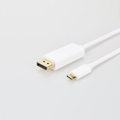 China Factory Direct Wholesale High Cost Performance Silver Monitor Cable USB-C To Displayport 4K Cable For Monitor for sale