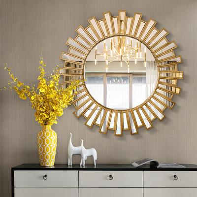 China New Minimalist Minimalist Design Mirror Gold Mirror Furniture Wall Mirror Decorative For Living Room Or Bedroom for sale