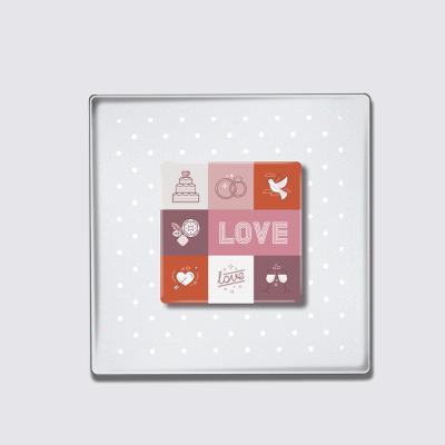 China All LED Acrylic Wedding Card Invitation For Bridal Shower Interesting LOVE for sale