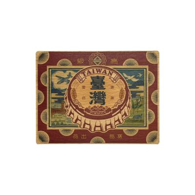 China All Hot Sale Printed Love Taiwan Formosa Tourism Rectangle Wooden Postcard For Present Souvenir Gift Scenic Spot Decoration Custom for sale