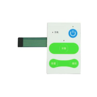 China Medical Devices Membrane Switch Sticker with Adhesive LED for Medical Devices for sale