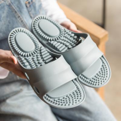 China Fashion Trend Women Non-slip Home Slips Shoes, Foot Massage Bath Slippers, Summer EVA Bathroom House Sandals Indoor With Massage for sale