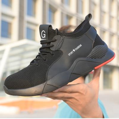 China 2019 Steel Toe Fashion Safety Sneakers Black Shoe For Men, Insulation Protective Work Safety Shoes With Steel Toe for sale