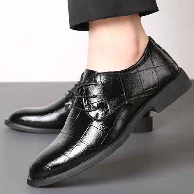 China Anti-Smell 1 Pairs Platform Business Shoes Luxury Leather Causal Men, Italian Leather Western Stylish Shoes For Men 2019 for sale