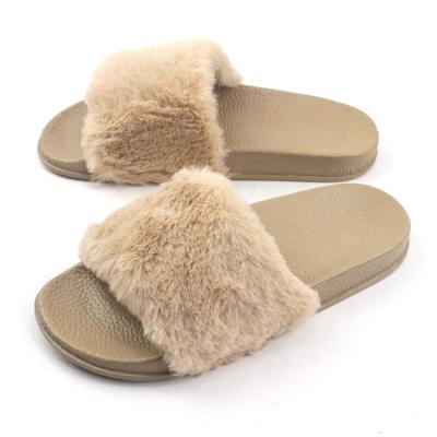 China Wholesale Custom Made Soft Furry Fluffy Fluffy Slipper Warm Shoes Winter Anti-odor Chinese Anti-odor Chinese Woman Slipper for sale