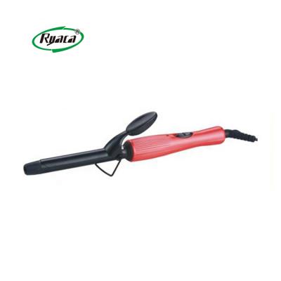 China Ergonomic Tourmaline Design Ceramic Coating Human Hair Curving iron19mm for sale