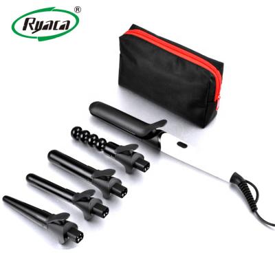 China Adjustable High Quality Multi Styler Decabello Digital Ceramic Heat Curling Iron Curlerrizador Hair Arrangements With The Five Changeable Attachments for sale