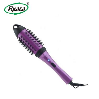 China Hotel Hair Brush Professional Ceramic Retractable Hair Curler 45W for sale