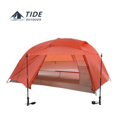 China Ultralight Tide flexible tent pole trekking pole tent peg and pole tents for sale