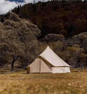 China Comfortable safari tent luxury canvas glamping Four-season Tent for sale