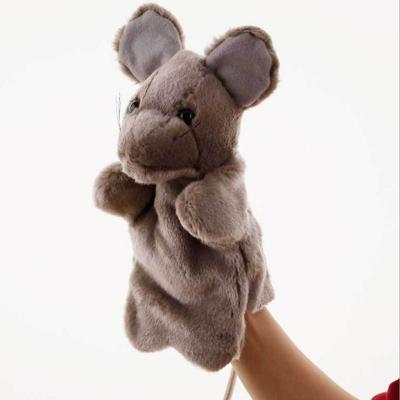 China Low MOQ Eco-Friendly Customization Animal Hand Puppet Plush Toy Mouse Stuffed Hand Puppet For Kids for sale