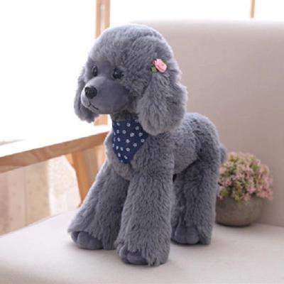 China Eco-Friendly Customize 25cm LOGO Cute Plushie Stuffed Soft Animal Fur Plush Toy Teddy Dog for sale