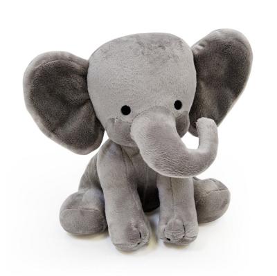 China Hot Selling Plush Stuffed Animals Play Long Nose Elephant Stuffed Animal Figurine Stuffed Toy Gray Toy for sale