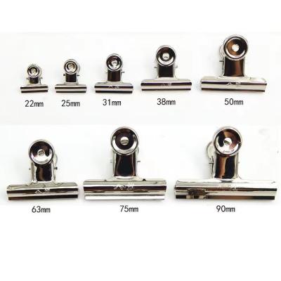 China Strong Wholesale Silver Bulldog Staples Stainless Steel Desk Tool Supplies 38mm 50mm 63mm 75mm for sale