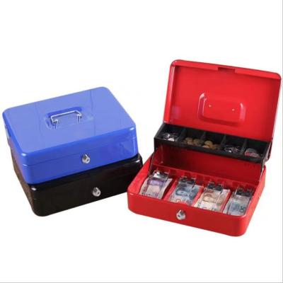 China China Wholesale Single Store Safety Lock Small Cash Box Metal Main Piggy Bank With Cover For Piggy Bank for sale