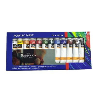 China HOT SALE Eco-friendly Quality 12ml Art Supplies Watercolor Paint Set For Art Painting for sale