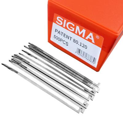 China Hook Knitting Machine Steel Wire Flat 80,120 Steel Knitting Needle High Quality Knitting Needle for sale