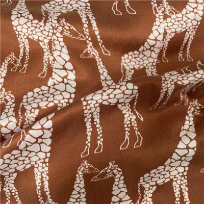 China Organic Design Digital Printing Silk Scarf Charmeuse Silk Satin For Sale Satin Dress Silk Fabric Wholesale Printing for sale