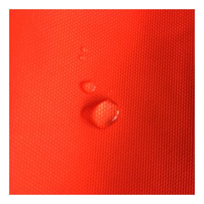 China Waterproof 420D Oxford Nylon UPF50+ Waterproof Windsock Burnt Orange Fabric for sale