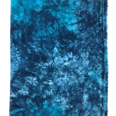 China Plain 60s*60s/90*88 Rayon Chaills Hand Tie Dye Fabric for sale