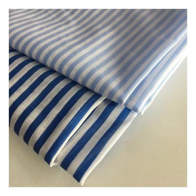 China Sustainable Yarn Dyed Stripe Tencel Nylon Cotton Blend Fabric for sale