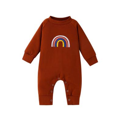 China 100% Organic Cotton Factory Custom Baby Clothes Organic Romper 100% Cotton Spring and Autumn Unisex Knitting Onesie for sale