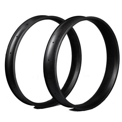 China 26er Full Carbon Anvil Fat Bike Rim/Wheel/Wheelset With 80mm Width for sale