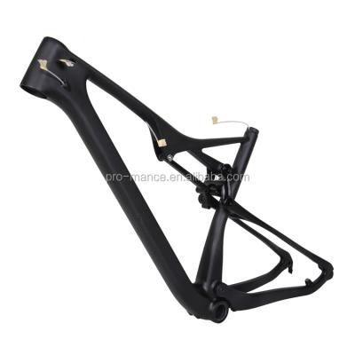 China Mountain Bikes Carbon Frame Boost 148x12 Carbon Frame , Full Suspension Carbon MTB Bike Frame for sale