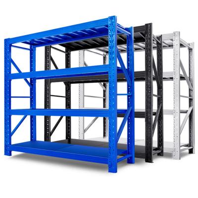 China Corrosion Protection Wholesale Customized Good Quality 3 Shelf Heavy Duty Warehouse Shelf Shelving Storage for sale