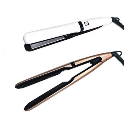 China High Quality Custom LCD Temperature Display Hair Straightener Planchas De Cabello Flat Iron Hair Straightener for sale