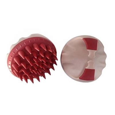 China New Product Scalp Massager Shampoo Hair Brush Silicone Shampoo Brush Round Silicone Massager Bath Brush for sale