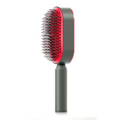 China New Style Massage Comb Hair Airbag Comb Self Cleaning Hair Brush for sale