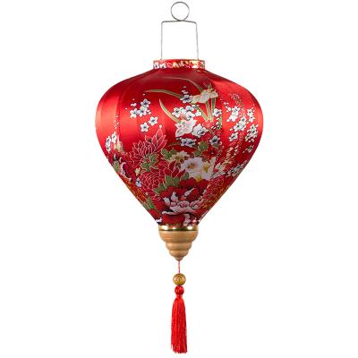 China Holiday Decoration D17 Handmade Vietnamese Silk Bamboo Lantern - Hoian Lantern For Event Decoration for sale