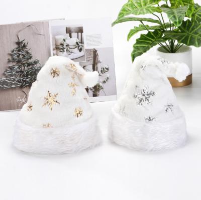 China Christmas Deoration X04 Christmas Hats With LED Light In Box High Quality Old Style Christmas Decorations Supplies Embroidery Wholesale And Retail for sale