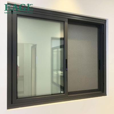 China Australia 2047 Heat Insulation Aluminum Windows Minimalist Waterproof Sliding Window for sale