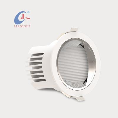 China 12W EUROPEAN 12W Anti-glare Die-casting Aluminum OEM ODM Polarized COB Recessed Aluminum LED Downlight for sale