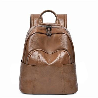 China Mochila de Mulheres Casual em Couro PU com fecho de fecho 37*29*6cm à venda