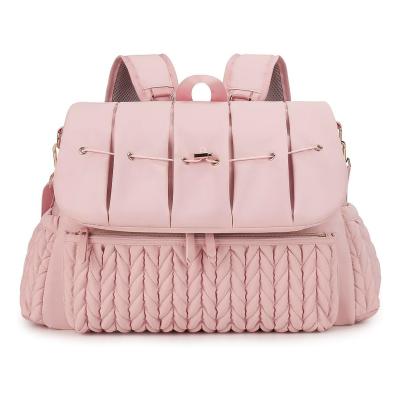 China Groothandel Baby luiertas Kleine luiertas Stijlvolle reis mini moederschap dagtas mama tas voor vrouwen Tote tas Te koop